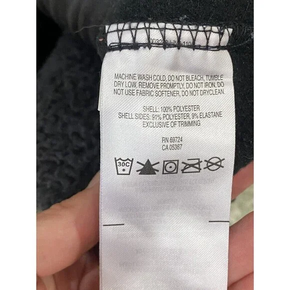 Columbia Sherpa Size M Sherpa Full Zip Fleece Jacket Women’s Black Outdoors - Picture 4 of 5